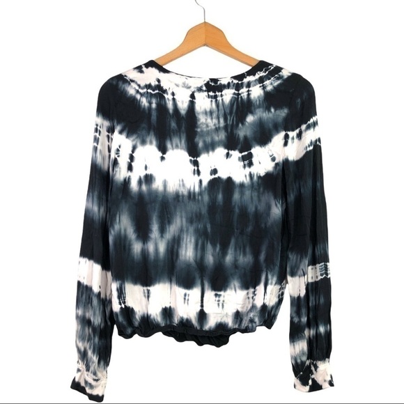 Young Fabulous & Broke - Tie Dye Surplice Blouse - S - Picture 2 of 8